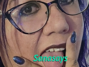 Sanasays