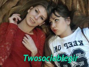 Twosociablegir